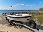 Complete visboot, Ophalen, Zo goed als nieuw, 3 tot 6 meter, Buitenboordmotor