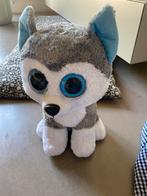 Ty Beanie Boo Slush Husky Knuffel 40 cm, Ophalen of Verzenden, Zo goed als nieuw, Hond