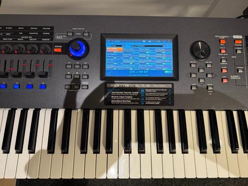 Yamaha Montage 7 Synth / workstation, Muziek en Instrumenten, Keyboards, Zo goed als nieuw, 76 toetsen, Yamaha, Aanslaggevoelig
