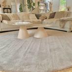 Fluffy champagne- xxxl vloerkleed - fotoshoot, Ophalen, Rond, 200 cm of meer, Zo goed als nieuw