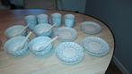 Servies blauw circels Ikea, Huis en Inrichting, Keuken | Servies, Ophalen of Verzenden, Aardewerk, Overige stijlen, Kop(pen) en/of Schotel(s)