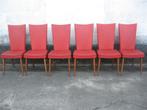 Stoelen '60s ( Retro/Vintage/Design ), Huis en Inrichting, Gebruikt, Vintage, Vijf, Zes of meer stoelen, Rood