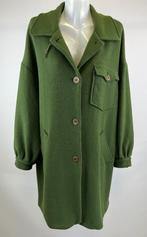 ESSENTIEL ANTWERP Groen wol oversized jas  Maat S/M, Kleding | Dames, Jassen | Winter, Ophalen of Verzenden, Zo goed als nieuw