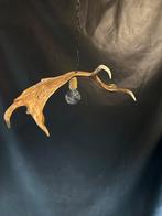 Geweienlamp.lamp.hanglamp.geweien.edelhert.damhert.brocante, Huis en Inrichting, Lampen | Hanglampen, Ophalen of Verzenden, Zo goed als nieuw