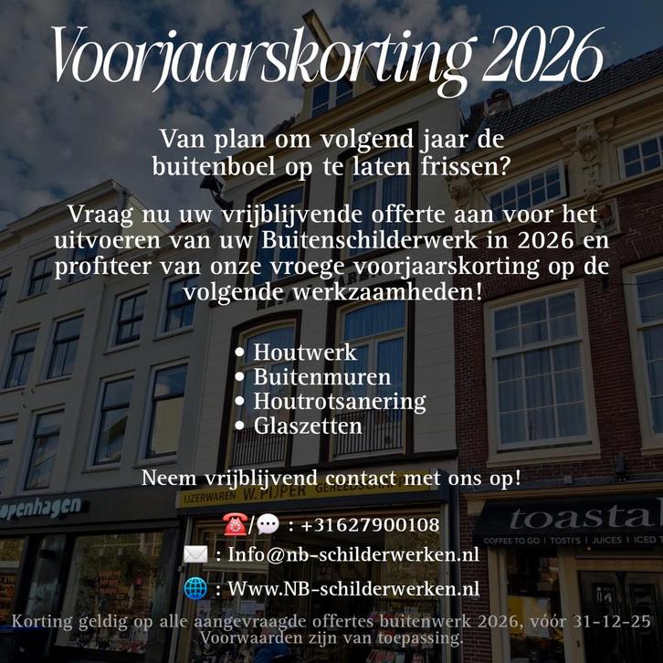 NB Schilderwerken Nieuwegein|Schilder/behanger gezocht |, Diensten en Vakmensen, Schilders en Behangers, Behangen, Binnenschilderwerk