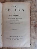 Montesquieu: Esprit des lois 18e eeuw, Ophalen of Verzenden