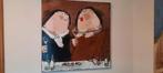 Dikke dames schilderij, Antiek en Kunst, Kunst | Schilderijen | Modern, Ophalen