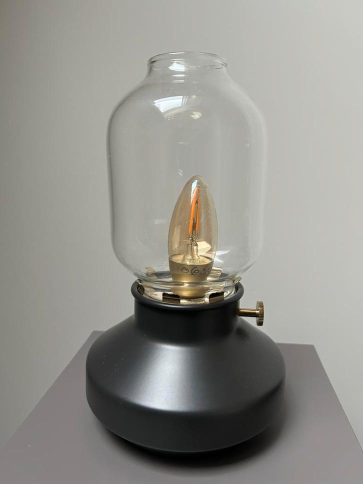 2x tafellamp Ikea TÄRNABY goud/zwart dimbaar 25cm, Huis en Inrichting, Lampen | Tafellampen, Zo goed als nieuw, Minder dan 50 cm