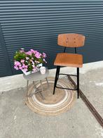 Barkruk hout vintage look, zithoogte 60 cm, 1 kruk, Ophalen, Nieuw, Hout