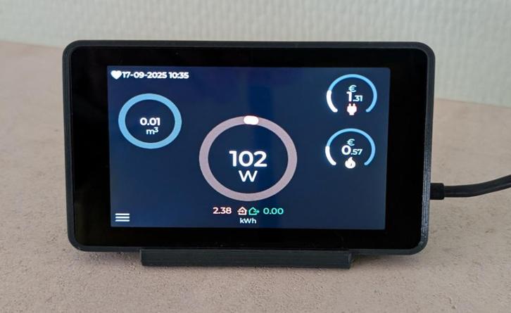 Slimme Meter Energiemonitor: P1 dongle, watermeter, display, Doe-het-zelf en Verbouw, Meetapparatuur, Zo goed als nieuw, Overige meters