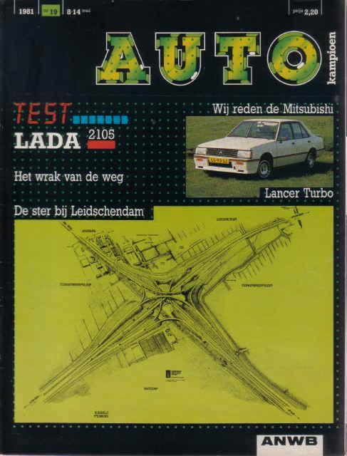 Autokampioen 19 1981 : Mitsubishi Lancer 2000 Turbo - Lada, Boeken, Auto's | Folders en Tijdschriften, Gelezen, Algemeen, Ophalen of Verzenden