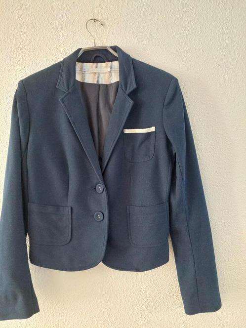 Jasje lang 59cm Only True Collection Medium blauw 3xGedragen, Kleding | Dames, Jasjes, Kostuums en Pakken, Zo goed als nieuw, Jasje