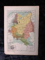 Landkaarten - Duitsland Frankrijk Rusland Engeland - Vintage, Ophalen of Verzenden