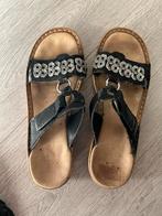 Rieker Sandalen Maat 40 bijna gratis, Zwart, Gedragen, Ophalen, Slippers