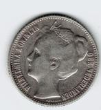24-419 Nederland 1/2 gulden 1908, Postzegels en Munten, Munten | Nederland, ½ gulden, Zilver, Koningin Wilhelmina, Losse munt