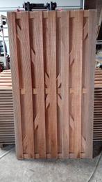 Hardhouten deur/poort 1 m breed en 1.80 m hoog, Ophalen, Nieuw, Draaipoort, 150 tot 200 cm