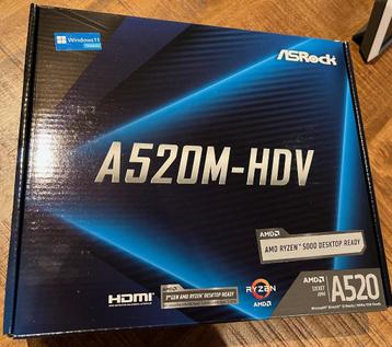 MAINBOARD ASROCK A520M-HDV AM4 socket beschikbaar voor biedingen