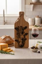 Houten plank met koeienprint, Ophalen of Verzenden, Nieuw