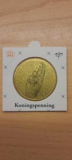 koningspenning in munthouder, Ophalen of Verzenden, Overige materialen