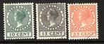 258 nvph 136-138 gebruikt zie scans., Postzegels en Munten, Verzenden, T/m 1940, Gestempeld