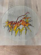 Glazen wandbord 40 cm, Antiek en Kunst, Kunst | Schilderijen | Abstract, Ophalen