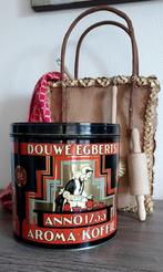 Douwe Egberts blik groot, Verzamelen, Blikken, Ophalen of Verzenden, Gebruikt, Koffie, Douwe Egberts