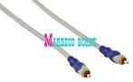 RCA - RCA kabel, Tulpkabel 10 m, verguld, RCA Male, SA110-10, Nieuw, 10 meter of meer, Ophalen of Verzenden, Overige kabels