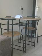 Zo Goed Als Nieuwe Tafel met 2 Stoelen, Huis en Inrichting, Ophalen, Tot twee personen