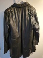 leren jas dames, Kleding | Dames, Jassen | Winter, Ophalen of Verzenden, Zo goed als nieuw, Maat 46/48 (XL) of groter, Zwart