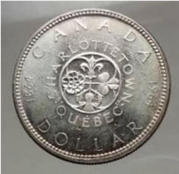 Canada - 1 Silver Dollar 1964