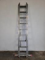 Aluminium reformladder - Opvouwbaar/Inschuifbaar 3x9, Doe-het-zelf en Verbouw, Ladders en Trappen, Ophalen, Gebruikt, Ladder, Opvouwbaar of Inschuifbaar