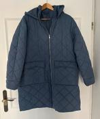 Winterjas doorgestikt motief blauw Hema L, Ophalen of Verzenden, Zo goed als nieuw, Maat 42/44 (L), Blauw