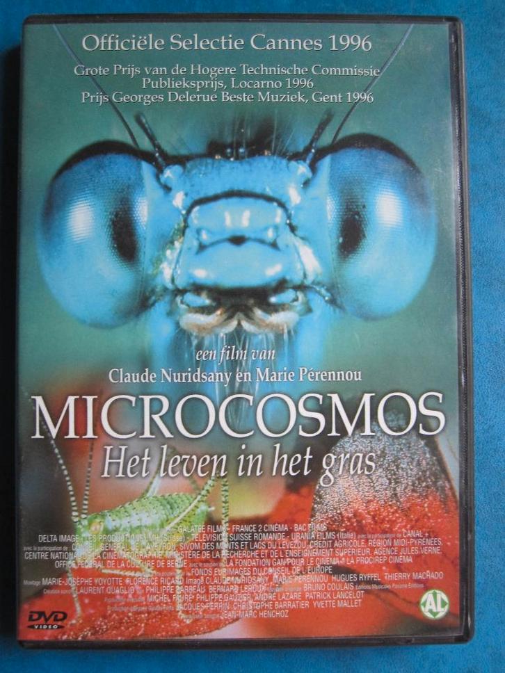 Microcosmos: Het Leven in het Gras (1996), Cd's en Dvd's, Dvd's | Documentaire en Educatief, Zo goed als nieuw, Natuur, Alle leeftijden