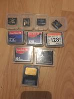 Diverse XD picture & compact flash kaarten, Ophalen of Verzenden, Zo goed als nieuw, Fotocamera