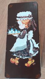 Vintage Sarah Kay koek trommel bruin, Ophalen of Verzenden, Huis en Inrichting