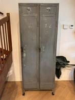 Vintage Metalen Locker Kast, Huis en Inrichting, Ophalen, Gebruikt