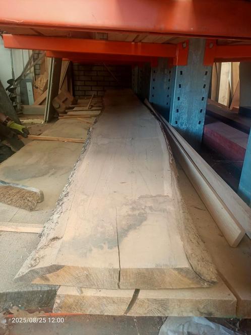 Eiken Schaaldelen - 4 stuks, Doe-het-zelf en Verbouw, Hout en Planken, Gebruikt, Plank, Eiken, 300 cm of meer, 50 mm of meer, Ophalen of Verzenden