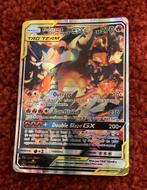 Pokemon Reshiram & Chrizard GX hp270 tag team, Ophalen of Verzenden, Gebruikt