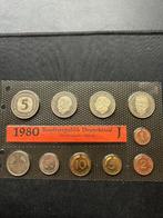 muntset Duitse munten 1980 J, Verzenden, Duitsland, Setje