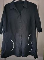 Apart jasje/blouse maat 52?, Kleding | Dames, Grote Maten, Ophalen of Verzenden, Zo goed als nieuw, Zwart, Blouse of Tuniek