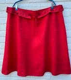 Linnen rok van Gerry Weber maat 46, Maat 46/48 (XL) of groter, Ophalen of Verzenden, Zo goed als nieuw, Rood