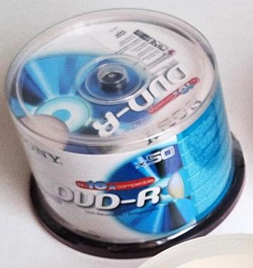 50 Sony beschrijfbare DVD-R 4,7GB nieuw op spindel beschikbaar voor biedingen