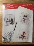 Diverse pakketjes Lanarte kerstkaarten borduren, Hobby en Vrije tijd, Ophalen of Verzenden, Nieuw, Handborduren, Borduurpakket