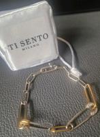 Ti Sento armband, Ophalen of Verzenden, Zo goed als nieuw, Met kristal, Zilver