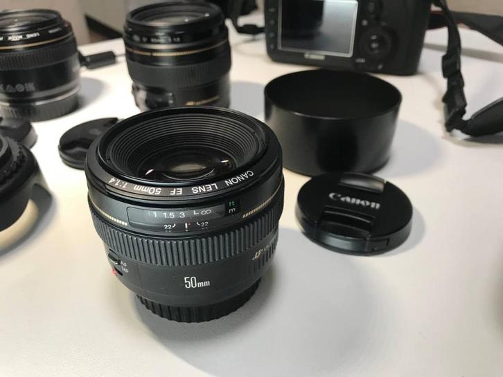 Canon EF 50mm USM, Audio, Tv en Foto, Fotografie | Lenzen en Objectieven, Gebruikt, Standaardlens, Ophalen of Verzenden
