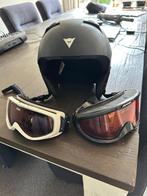 Skihelm en 2 brillen, Sport en Fitness, Skiën en Langlaufen, Gebruikt, Overige typen, Skiën, Minder dan 100 cm