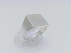 Zilveren heren zegelring, 21 mm, Verzenden, Heer, Nieuw, Zilverwebsite.nl