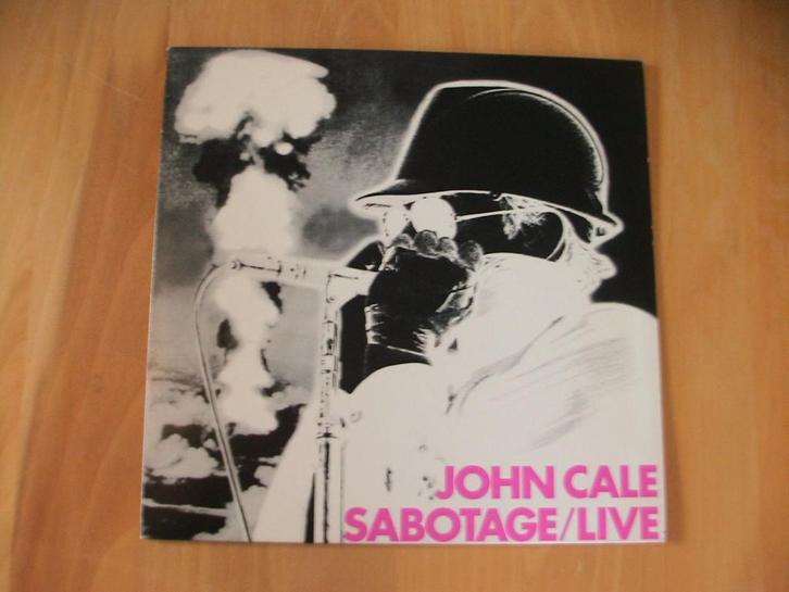 LP John Cale - Sabotage / Live, Cd's en Dvd's, Vinyl | Rock, Gebruikt, Poprock, 12 inch, Verzenden