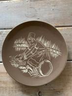 Porseleinen kunst bord France Marot. Zuid Afrika. Zulu vrouw, Ophalen