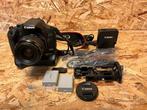 Canon camera 500D met Grip BG-E5 en zoomlens 35-80mm, Spiegelreflex, Canon, Ophalen of Verzenden, Zo goed als nieuw